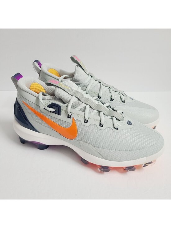 NEW Nike Force Trout 9 Elite MCS Baseball Cleats HF1116-001 Size 10 Gray main image 5